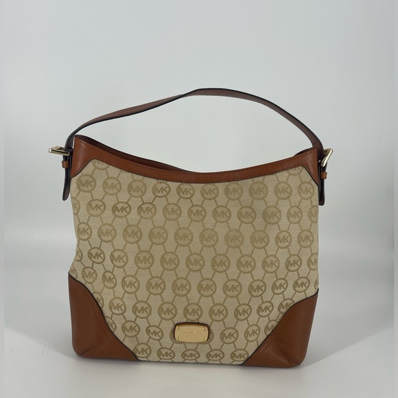 Michael Kors Monogrammed Hobo Bag (PA3) - Picture 1 of 11